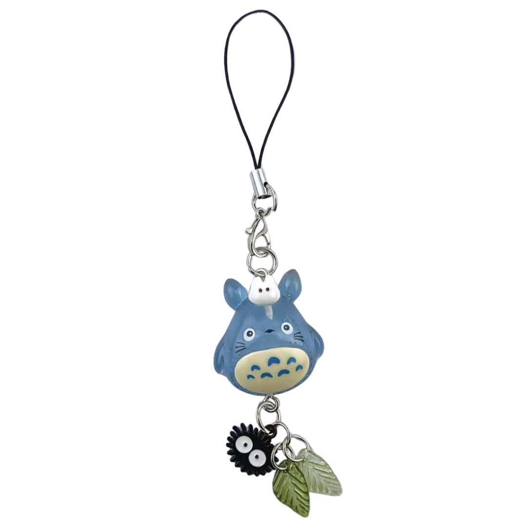 Totoro & Soot Charm Keychain