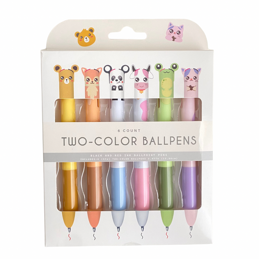 6pcs Kawaii Animal Pens