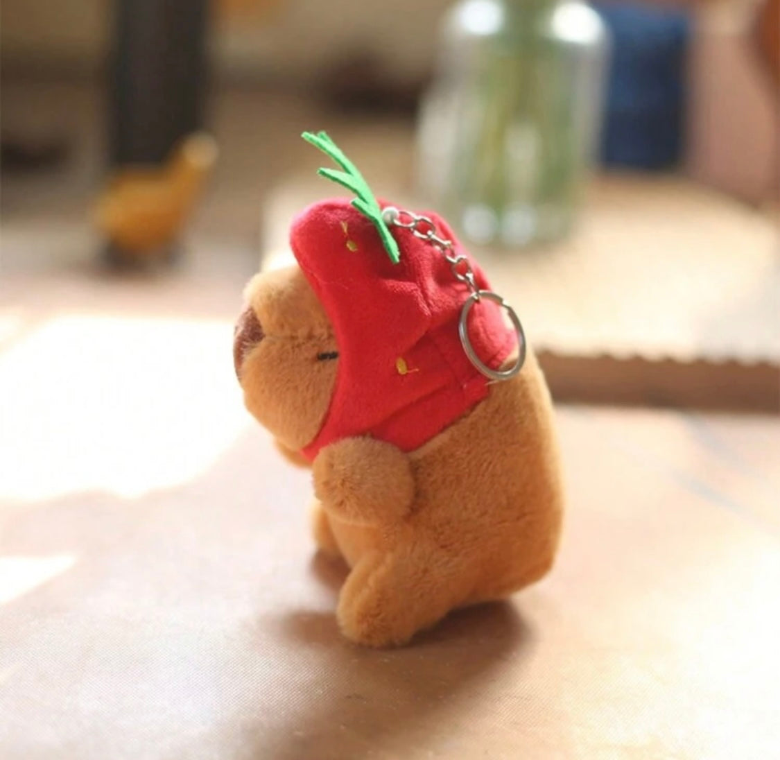 Capybara Plushie Keychain