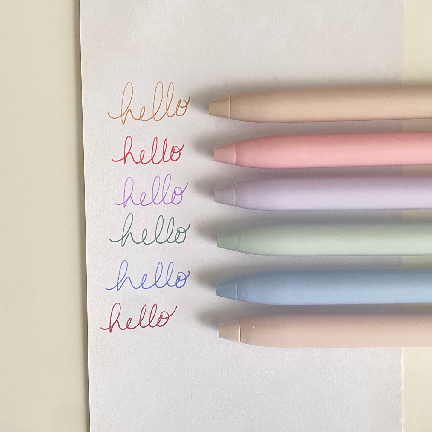 6pcs Gel Pens