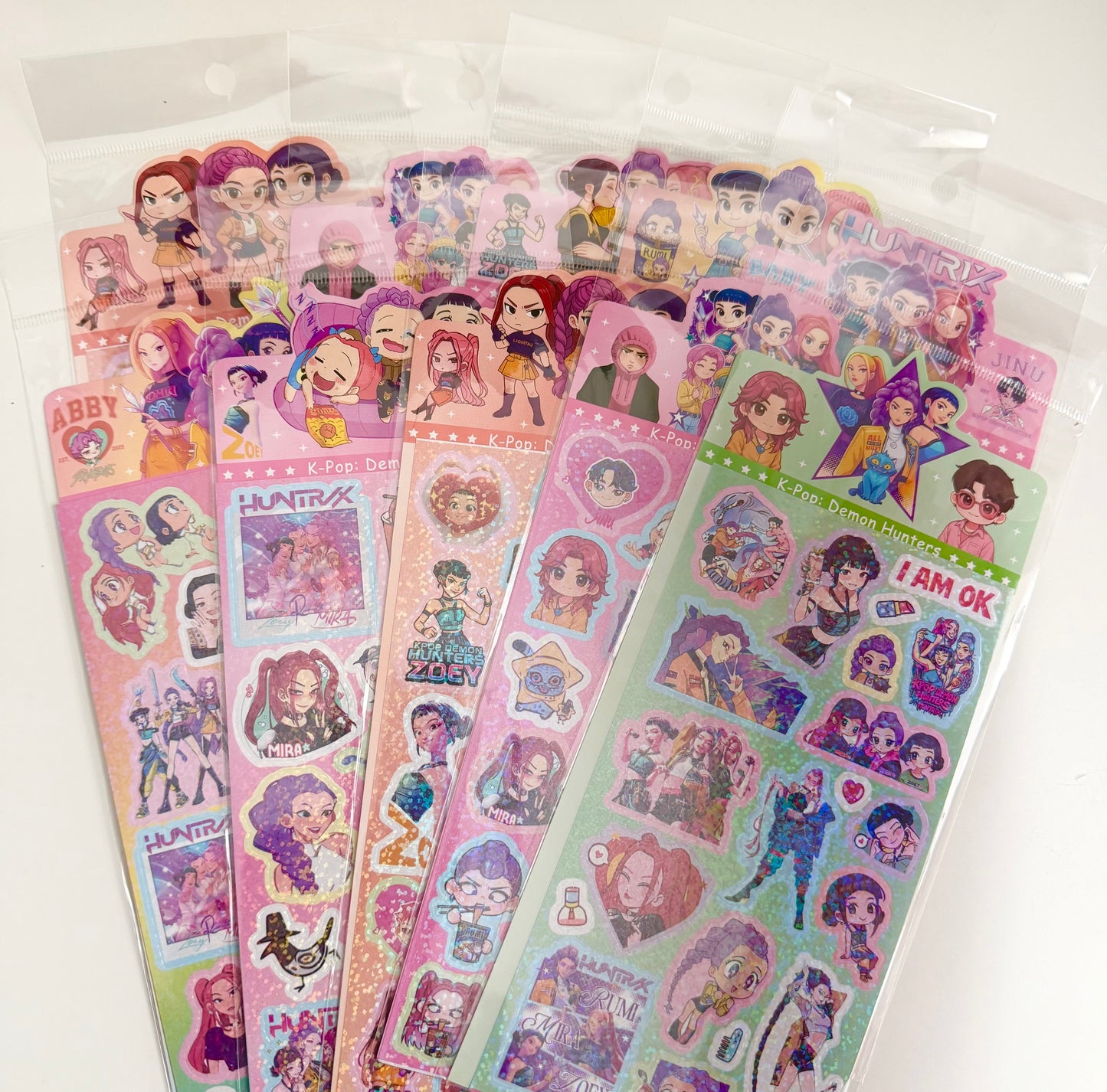 1pc Mystery K-Pop Demon Hunters Sticker Sheet