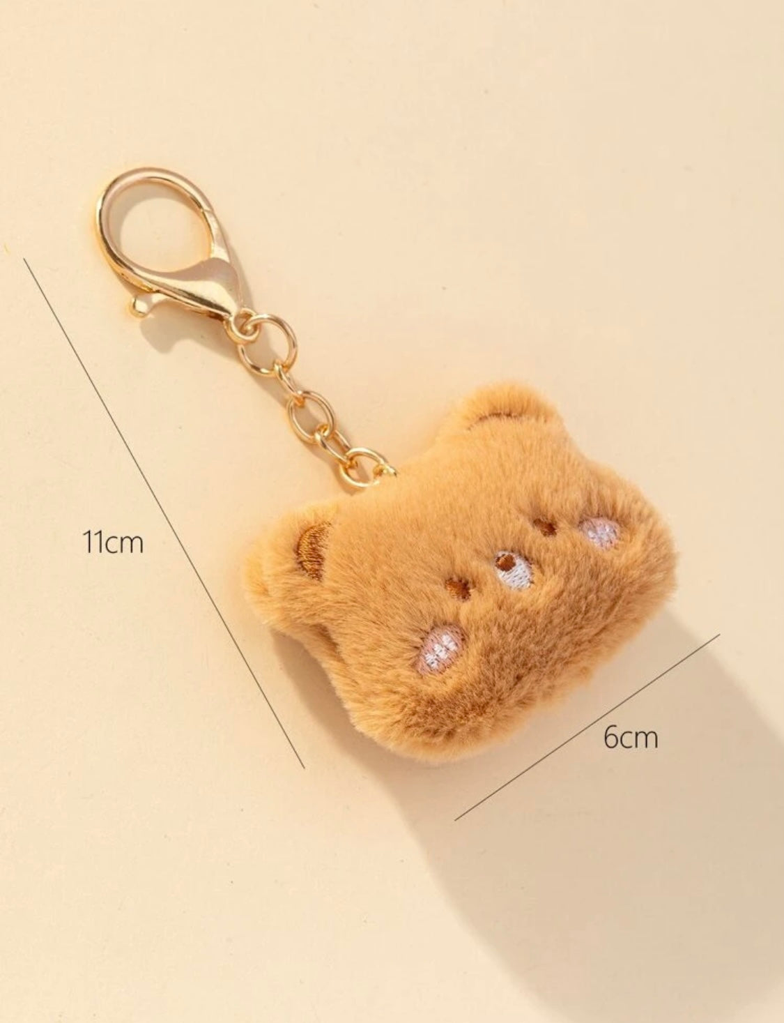 Beary Plushie Keychain