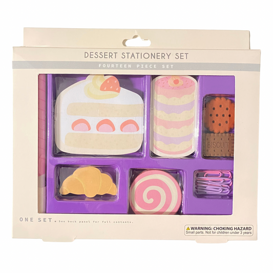 14pcs Dessert Stationery Set