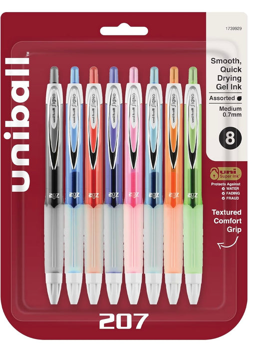 8pcs Uniball Gel Pens