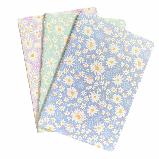 3 Pack Daisy Journals