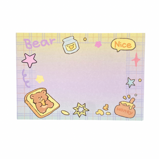 Honey Bear Memo Pad