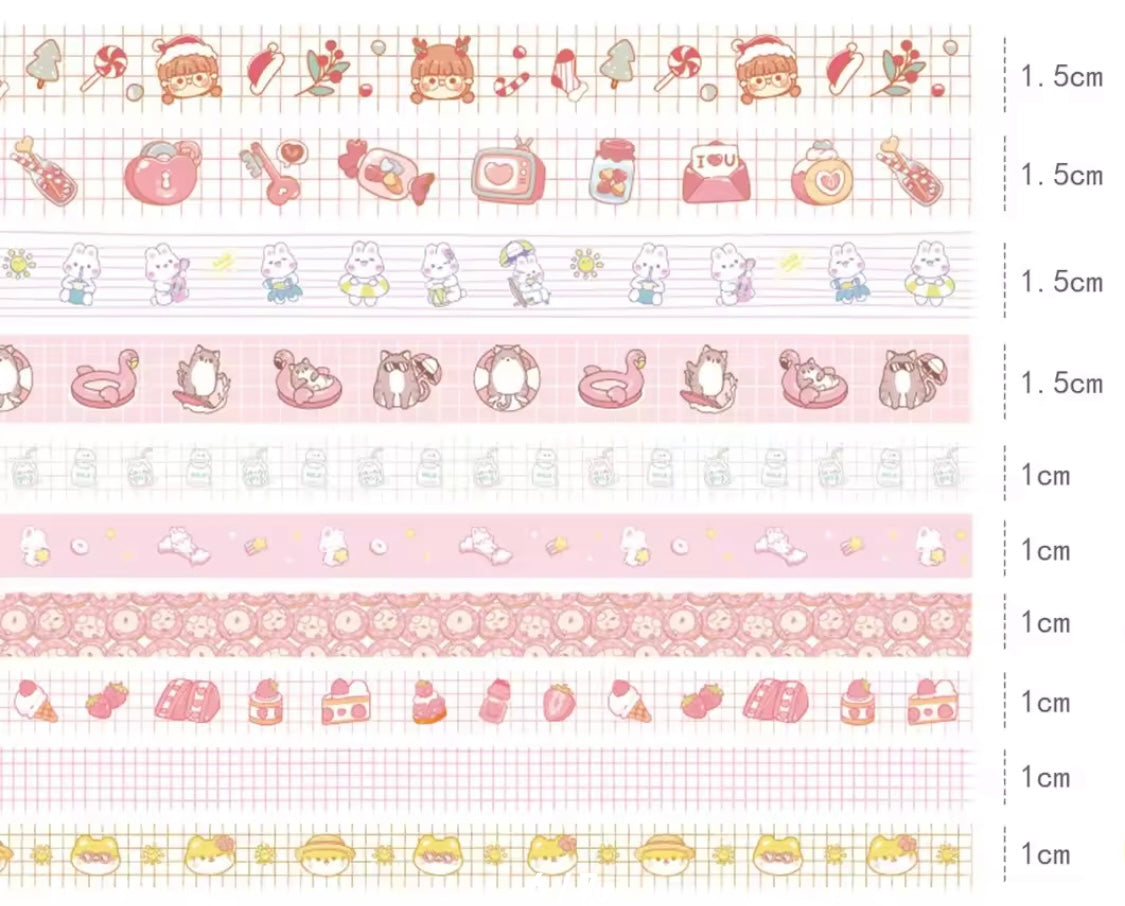 10pcs Washi Tape