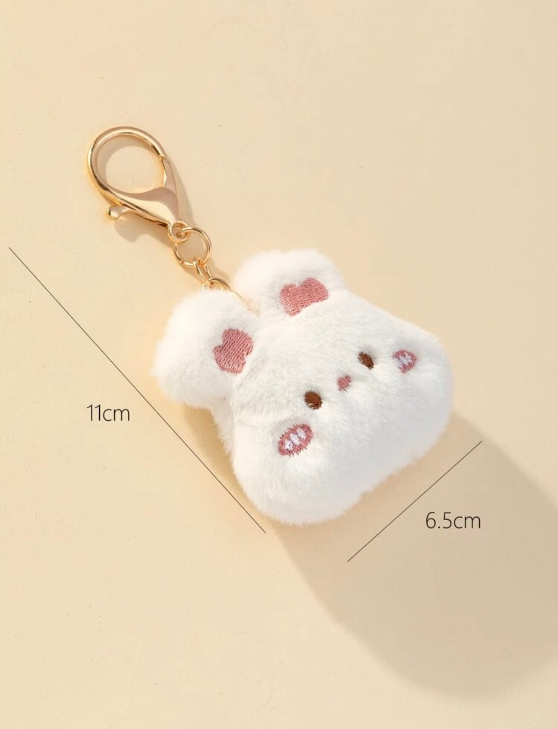 Bunny Plushie Keychain