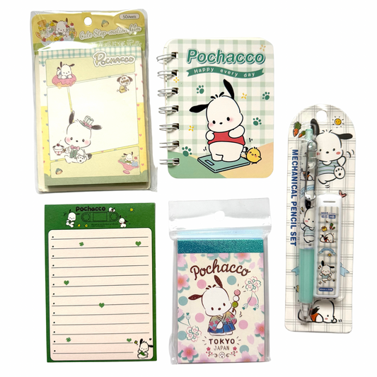 Pochacco Stationery Bundle