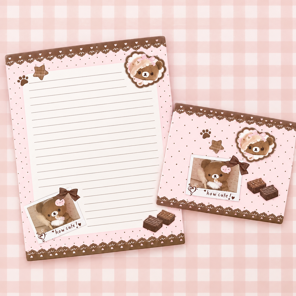 4pcs Rilakkuma Letter Set