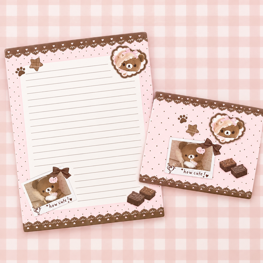 4pcs Rilakkuma Letter Set