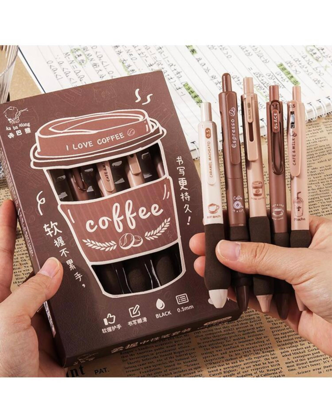 5 Coffee Pens