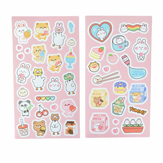 Kawaii Friends Sticker Sheets