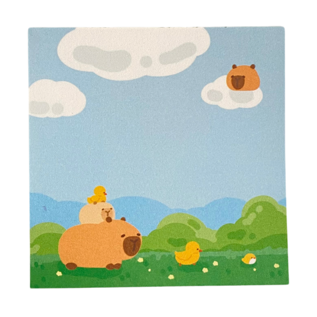 Capybaras & Ducklings Memo Pad